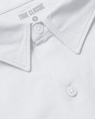 White Stretch Long Sleeve Modern Knit Oxford 2-Pack