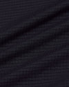 Black Long Sleeve Active Mesh Crew with ripstop texture and gentle fabric folds.