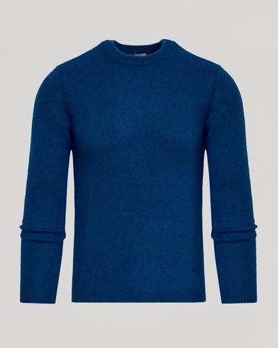 Marled Crew Neck Sweater - Heather Fiord