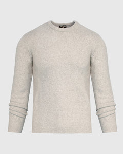 True ClassicLight Heather Gray Marled Crew Neck Sweater