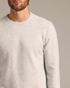 True ClassicLight Heather Gray Marled Crew Neck Sweater