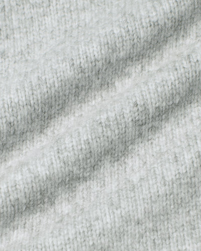 Marled Crew Neck Sweater - Light Heather Gray