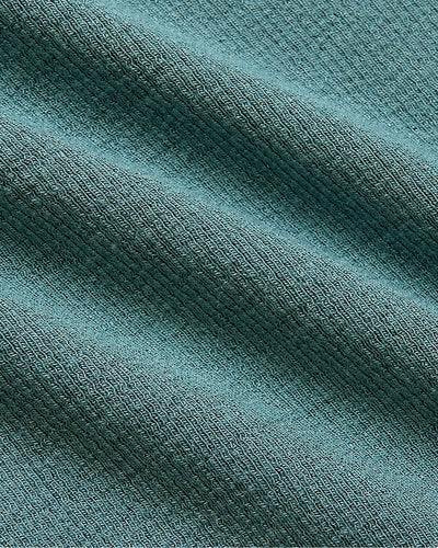 Ribbed Long Sleeve Scoop Neck - Stormcloud