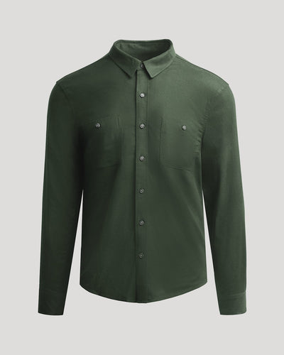 Flannel Long Sleeve Shirt - Woodland