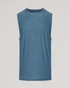 Baltic Sleeveless Active Muscle Tee, athletic cut, wide arm openings.