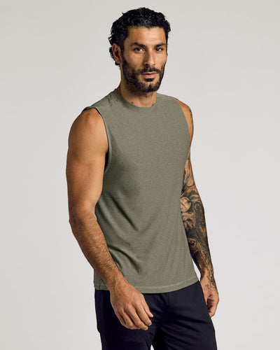 Sleeveless Active Muscle Tee