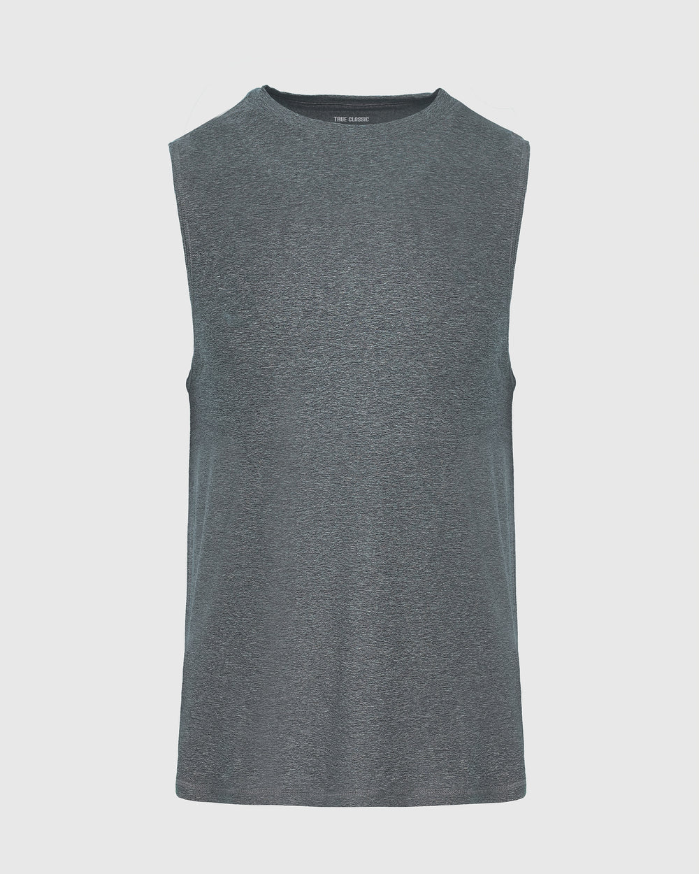 Heather Navy Sleeveless Active Muscle Tee