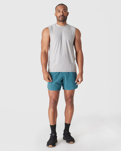 Sleeveless Active Muscle Tee - Light Heather Gray