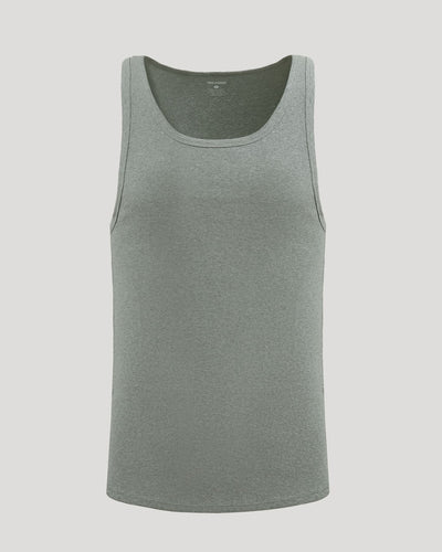 Ribbed Curved Hem Tank