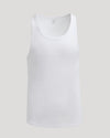 White tank top on a light gray background