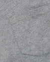 Heather Gray Heavyweight Pocket Crew with durable stitching and reinforced chest pocket.