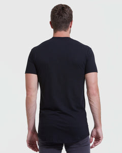 True ClassicBlack Tall Round Hem Crew Neck T-Shirt