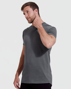 True ClassicCarbon Tall Round Hem Crew Neck T-Shirt