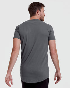 True ClassicCarbon Tall Round Hem Crew Neck T-Shirt