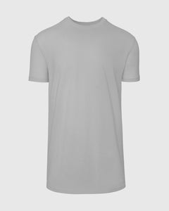 True ClassicGlacier Gray Tall Round Hem Crew Neck T-Shirt