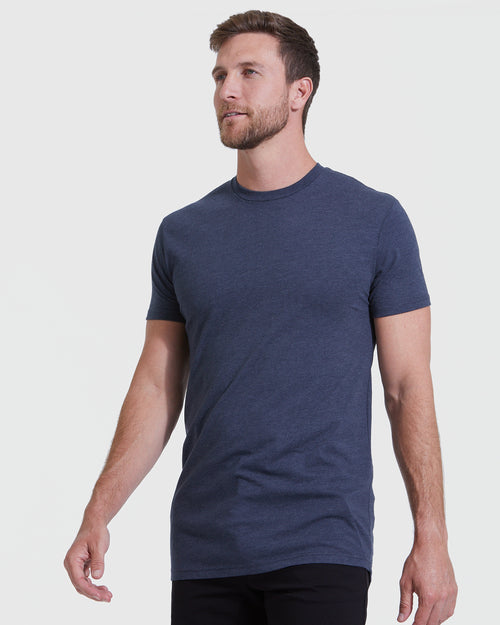 All Heather Tall Round Hem Crew Neck T-Shirt 6-Pack