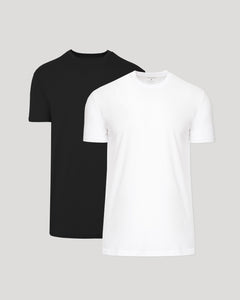 True ClassicClassic Tall Straight Hem Crew Neck T-Shirt 2-Pack