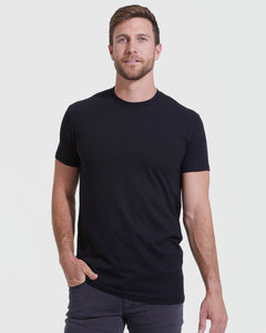 True ClassicColor Tall Straight Hem Crew Neck T-Shirt 3-Pack