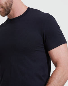 True ClassicBlack Tall Straight Hem Crew Neck T-Shirt