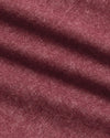 Dark Heather Claret Tall Straight Hem Crew Neck T-Shirt fabric close-up.
