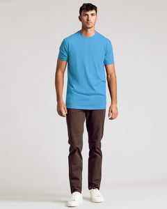 True ClassicDark Heather Bahama Blue Tall Straight Hem Crew Neck T-Shirt