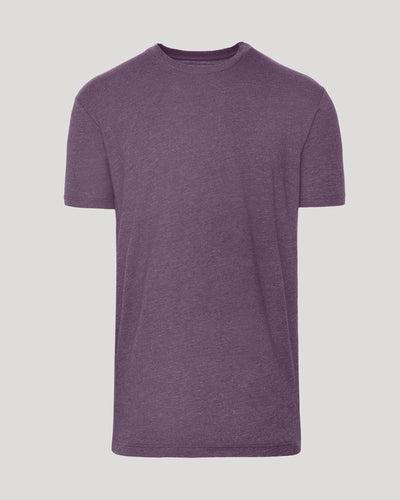 Hoher Klassischer Rundhals - Dark Heather Plum