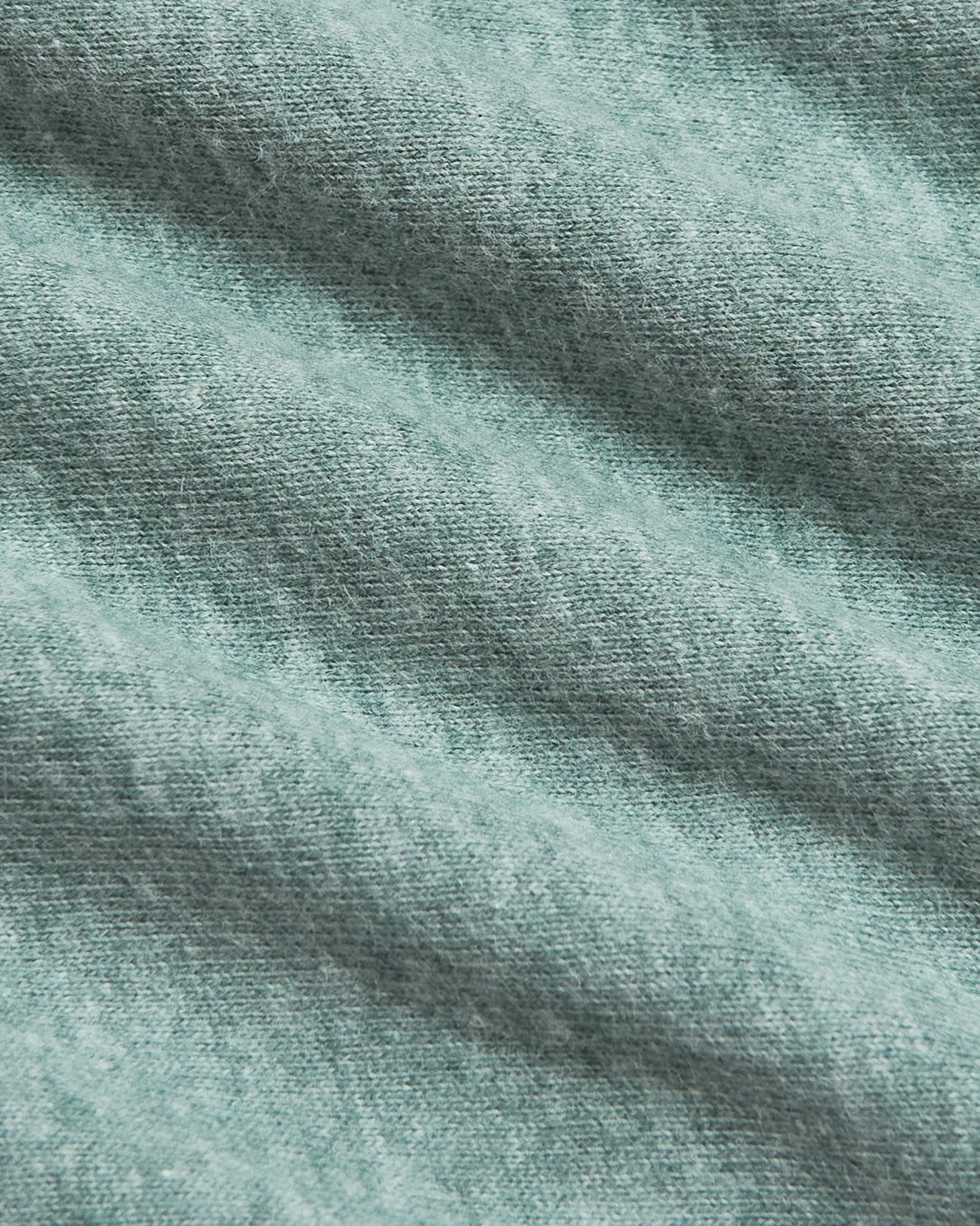 Heather Balsam Tall Straight Hem Crew Neck T-Shirt texture close-up.
