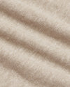Heather Fennel Tall Straight Hem Crew Neck T-Shirt close-up of knit texture.