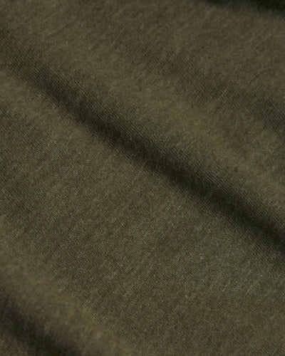 Tall Classic Crew Neck - Heather Military Green