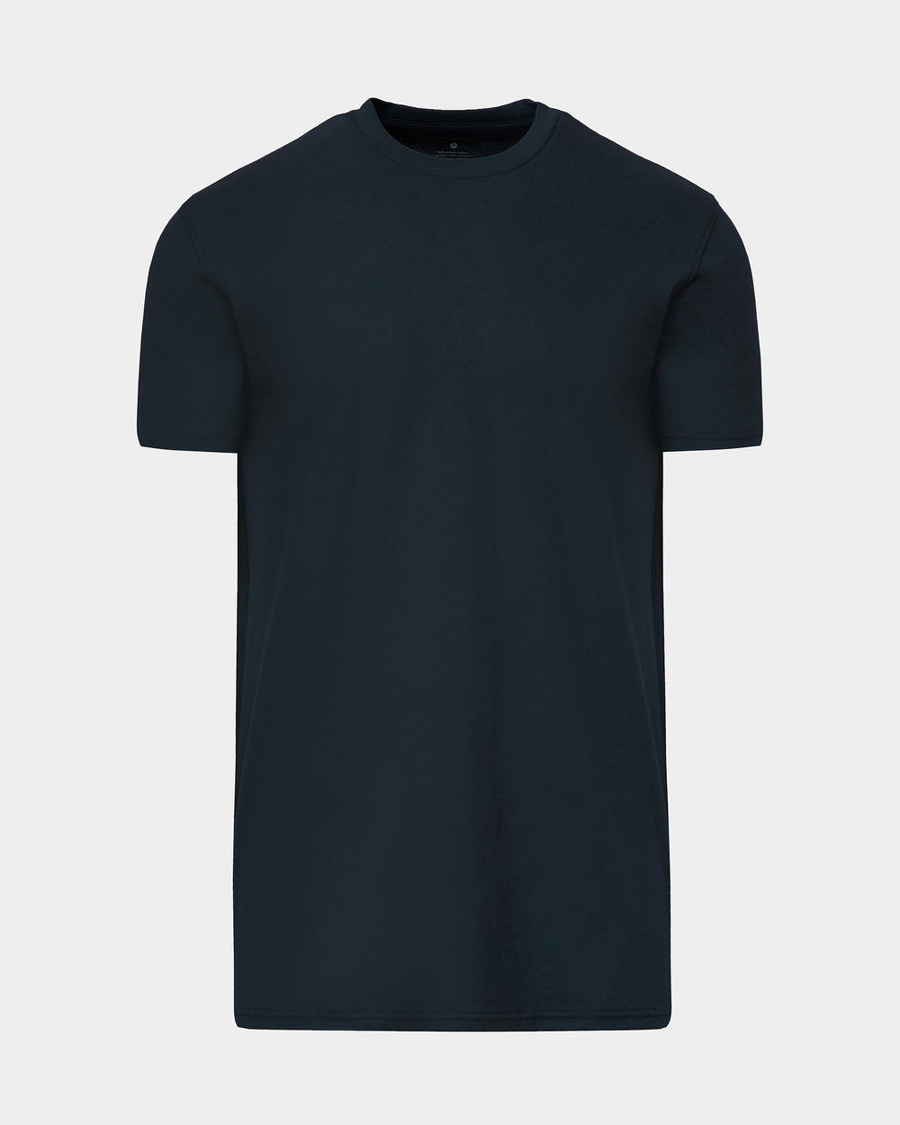 Navy Tall Straight Hem Crew Neck T-Shirt