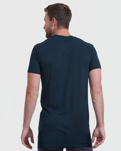 True ClassicNavy Tall Straight Hem Crew Neck T-Shirt