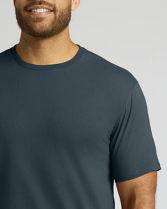 True ClassicOnyx Tall Straight Hem Crew Neck T-Shirt