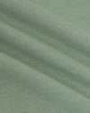 Sage Green Tall Straight Hem Crew Neck T-Shirt, close-up knit detail.