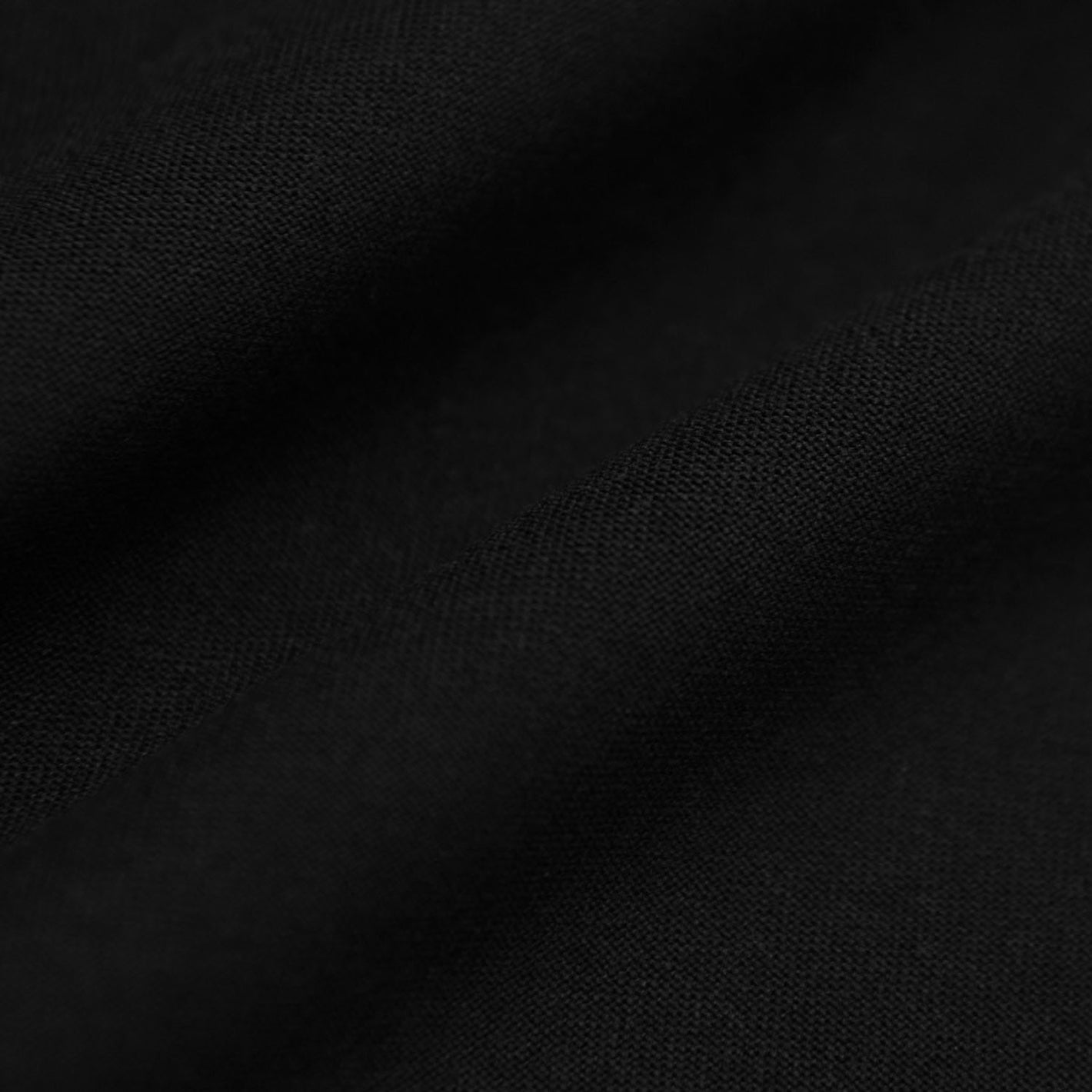 All Black Short Sleeve Tall Active Crew fabric with textured folds.