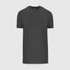 Carbon Tall Active Crew Neck 2.0 T-shirt, laid flat, classic silhouette.