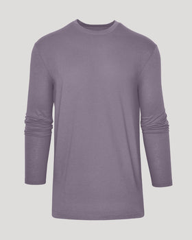 Ashberry Tall Long Sleeve T-Shirt in lavender.