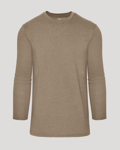 Tall Classic Long Sleeve Crew Neck - Dark Heather Sagewood