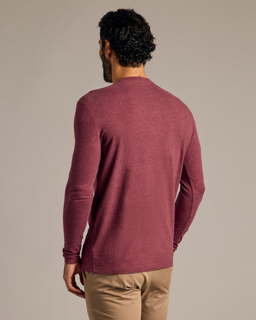 Heather Burgundy Tall Long Sleeve T-Shirt