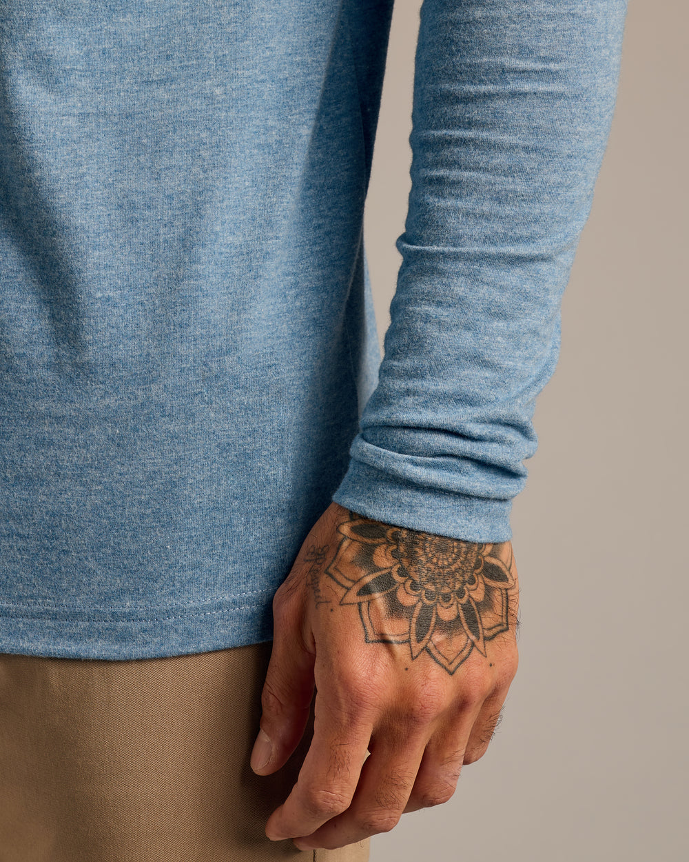 Heather Indigo Tall Long Sleeve T-Shirt