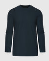 Navy Tall Long Sleeve T-Shirt, crew-neck, premium quality, ultra-soft.