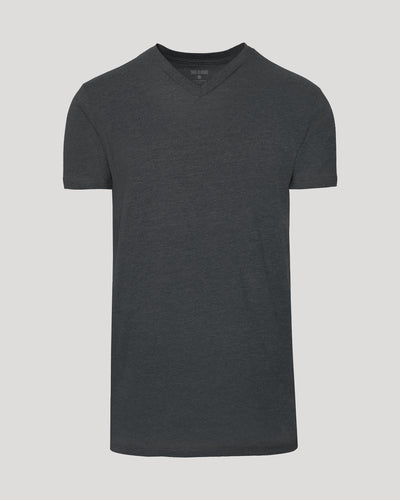 Tall Classic V-Neck - Charcoal Heather Gray