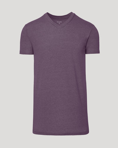 Tall Classic V-Neck - Dark Heather Plum