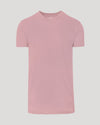 Light Heather Boysenberry Tall Classic V-Neck, soft fabric, tailored fit.