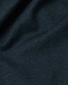 Navy Tall Short Sleeve V-Neck close-up of knit fabric texture.