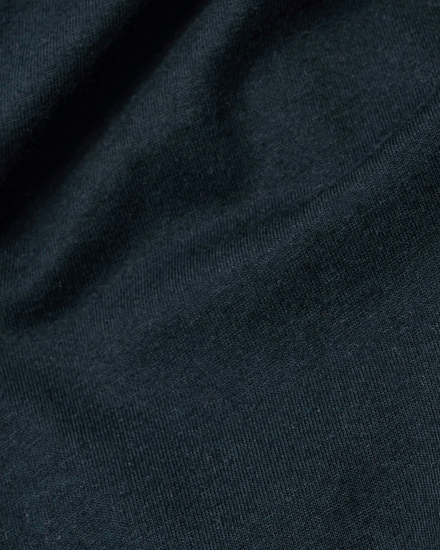 Close-up of Short Sleeve Tall Classic V-Neck 3-Pack's ribbed knit fabric.