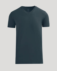 True ClassicDark gray t-shirt on a light gray background