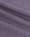 Dark Heather Amethyst Short Sleeve Tall Polo fabric close-up, rib-knit texture.