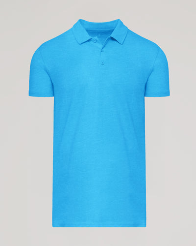 Polo classique grand - Dark Heather Bahama Blue