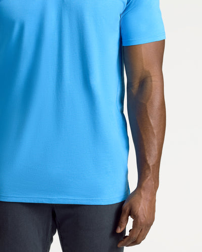 Polo classique grand - Dark Heather Bahama Blue