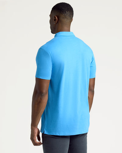 Polo classique grand - Dark Heather Bahama Blue